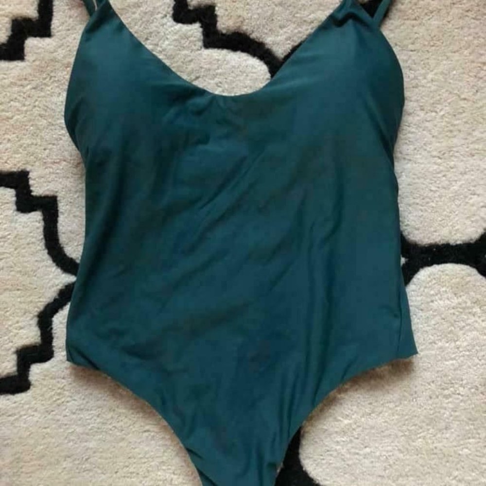 NWT J. Crew $110 Ruched Back One-Piece Swimsuit H8250
